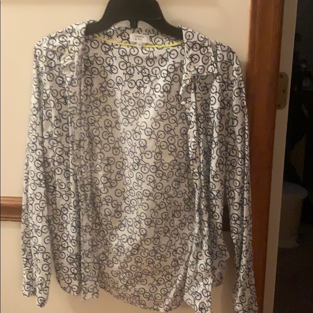 Crown & Ivy, size S white blouse